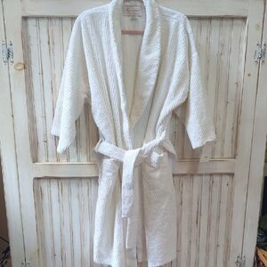 Stan Herman , Signature II, White Chenille Robe 1X